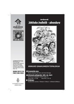 programan - Ayuntamiento de Ermua