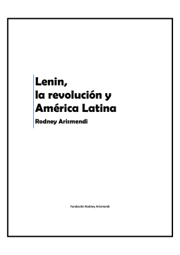 Lenin, la revolución y América Latina