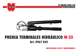 Instrucciones prensa