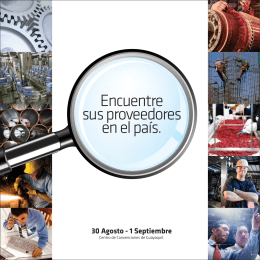 folleto ecuador industrial - Camara de Industrias de Guayaquil