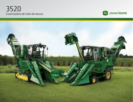 Folleto Cosechadora de Caña de Azucar John Deere 3520