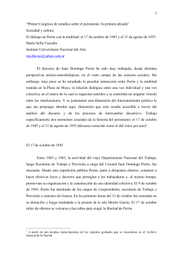 El diálogo de Perón con la multitud: el 17 de octubre de 1945 y el 31