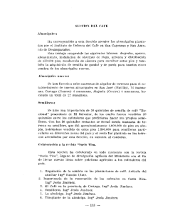 Sección de Café - Ministerio de Agricultura y Ganadería