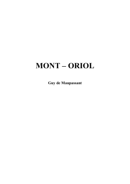 Mont-Oriol (1887) - IES A Xunqueira I