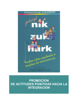 promocion de actitudes positivas hacia la integracion