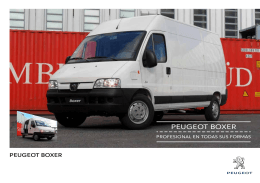 PEUGEOT BOXER - Peugeot Argentina