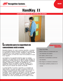 HandKeyII SPANISH