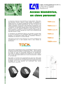 Catálogo TOCAhome en pdf