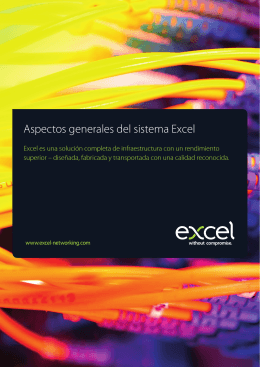 Aspectos generales del sistema Excel