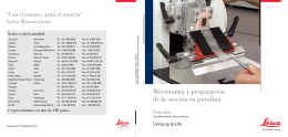 Microtomía y preparación de la sección en parafina