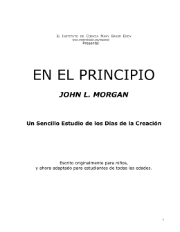 EN EL PRINCIPIO