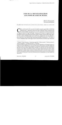 los pasos de lope de rueda