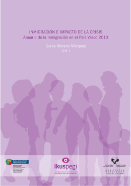 Artículo Anuario de Inmigración País Vasco 2013 (Ikuspegi)