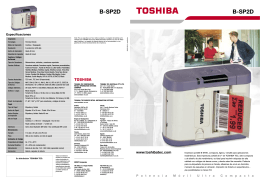 Portable printer B-SP2D Toshiba