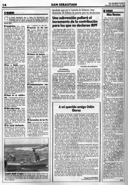 A mi querido amigo Odón Elorza