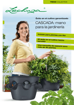 CASCADA: mano para la jardinería