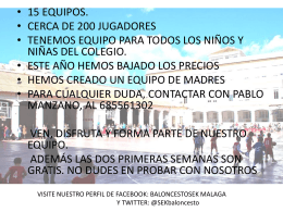 APÚNTATE A BALONCESTO