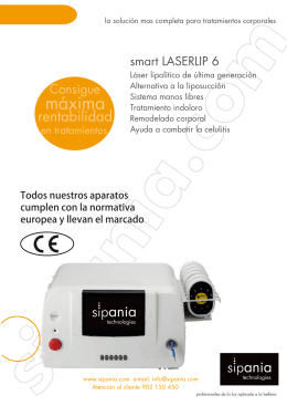 folleto maquina SIPANIA smart