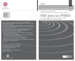 NIIF para las PYMES