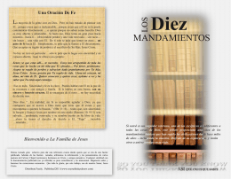 Diez Mandamientos - So you think you know