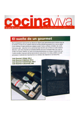 El sueño de un gourmet