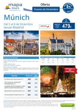 Múnich - Mapa Tours