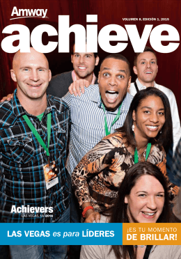 DE BRILLAR! - Amway Achieve Magazine