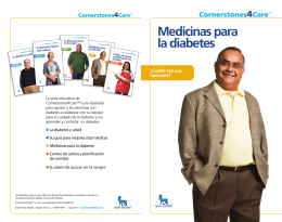 Medicinas para la diabetes