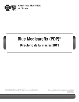 Blue MedicareRx (PDP)SM - Blue Cross and Blue Shield of Illinois