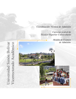 Académico - Comisión Técnica de Admisión