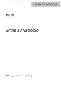 plan de negocios. Lima: OIT, 2005. 24p. ISBN