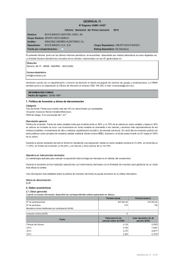 Último Informe Semestral