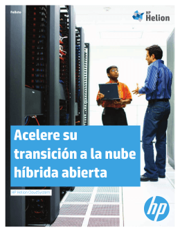 Acelere su transición a la nube híbrida abierta