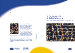 Guía del ciudadano sobre las instituciones de la Unión Europea