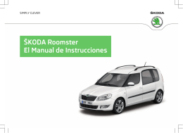 ŠKODA Roomster El Manual de Instrucciones