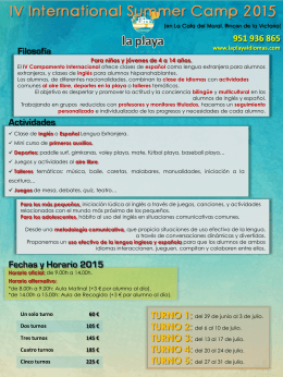 información! - La Playa Idiomas