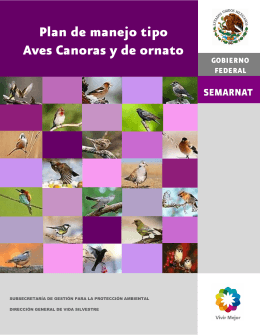 Aves Canoras y de Ornato - Secretaría de Medio Ambiente y