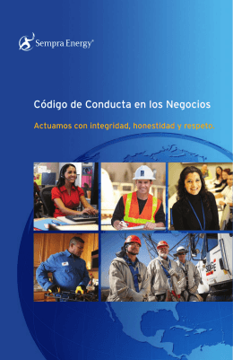 Código de Conducta en los Negocios