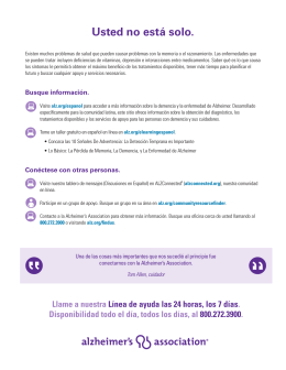 Spanish Packet - Alzheimer`s Association