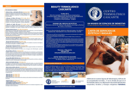 servicios del centro termoludico cascante