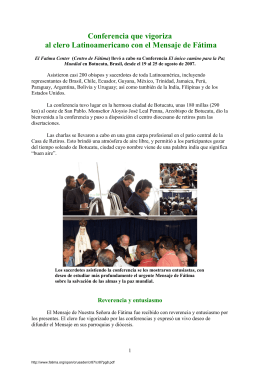 Conferencia que vigoriza al clero Latinoamericano con el Mensaje