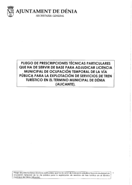 Consultar pliego técnico