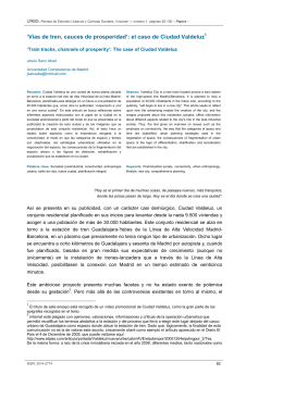 URBS 1(1) - Papers - Jesús Sanz - Vias de tren
