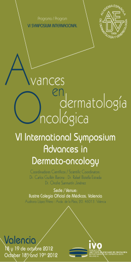 folleto dermatología oncológica 3.indd