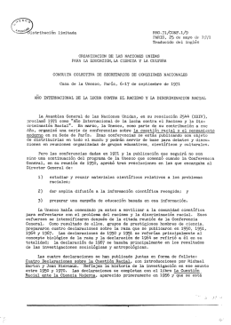 Año Internacional de la Lucha contra el - unesdoc