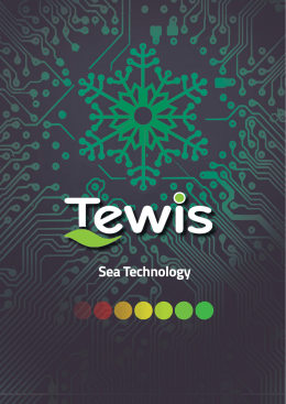 Folleto Tewis Sea Technology Español
