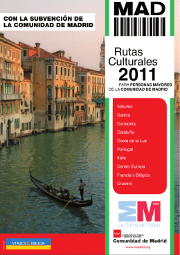 Rutas Culturales - Asociación de jubilados de MMA