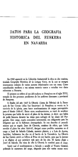 Page 1 DATOS PARA LA GEOGRAFIA HISTORICA DEL EUSKERA