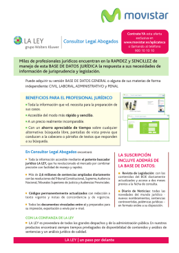 Folleto Consultor Legal Abogados