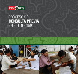 Suplemento Proceso de Consulta Previa en el Lote 169